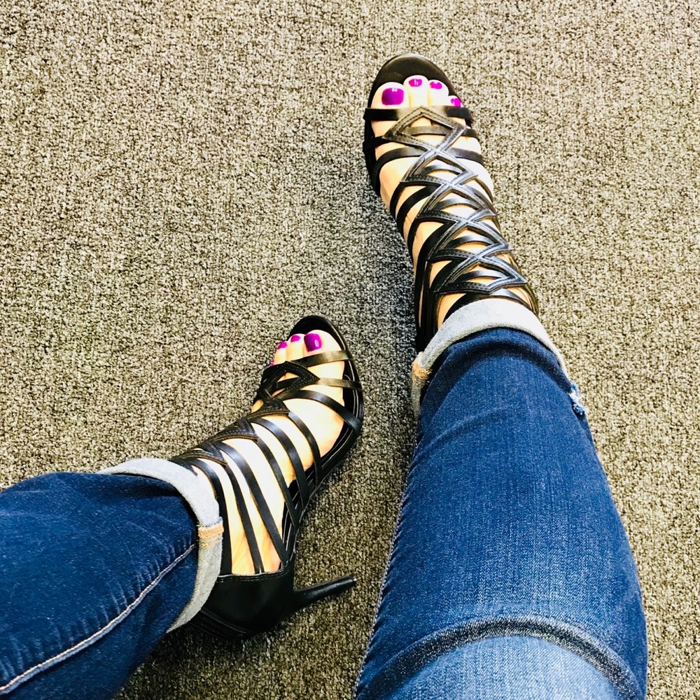 black heels!